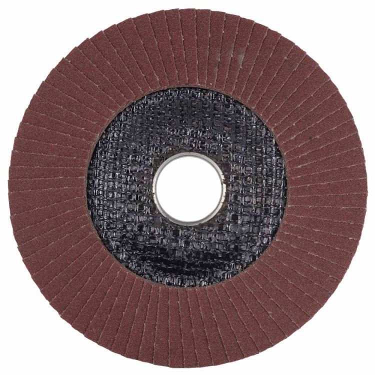 Круг пелюстковий торцевій Т29 (конічний) Ø125мм P150 Sigma (9172671) - 1