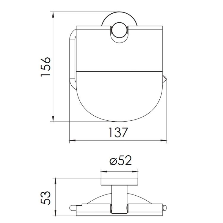 HRANICE тримач для туалетного паперу IMPRESE 140100 - 2