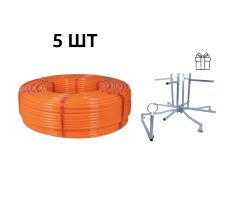 Акційний набір Thermo Alliance: 5 бух. Труба PEX-A EVOH ORANGE, 3 шари, 16×2,0 мм (320 м), Spain + Обладнання для розмотування труби