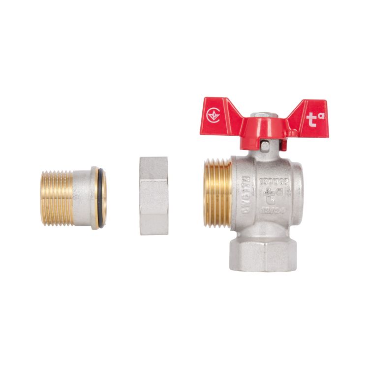 Кран с амер. угловой 3/4 Sandi SD222NW20PN40 - 9