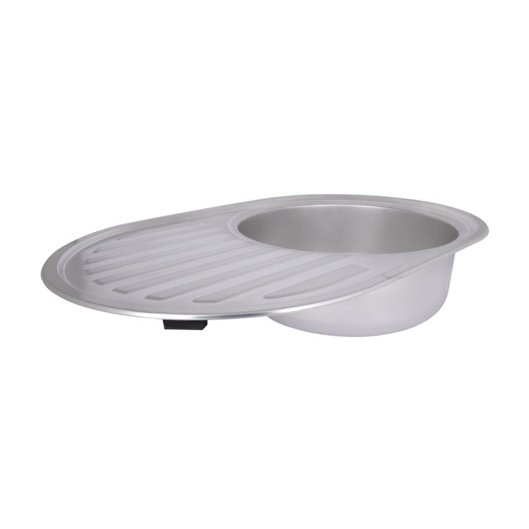 Кухонна мийка Brinex 7750 0,8 мм Satin (BRIN7750SAT08) - 4