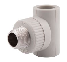 Тройник Ekoplastik 25х1/2&quot; наружная резьба