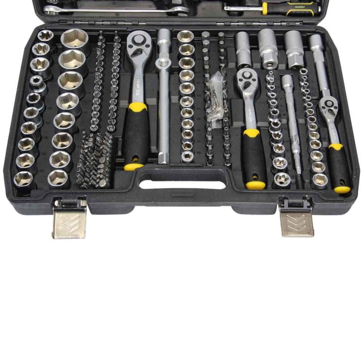 Набор насадок торцевых и биты 1/4&amp;quot;, 3/8&amp;quot;, 1/2&amp;quot; 216шт CrV Sigma (6003841) - 7