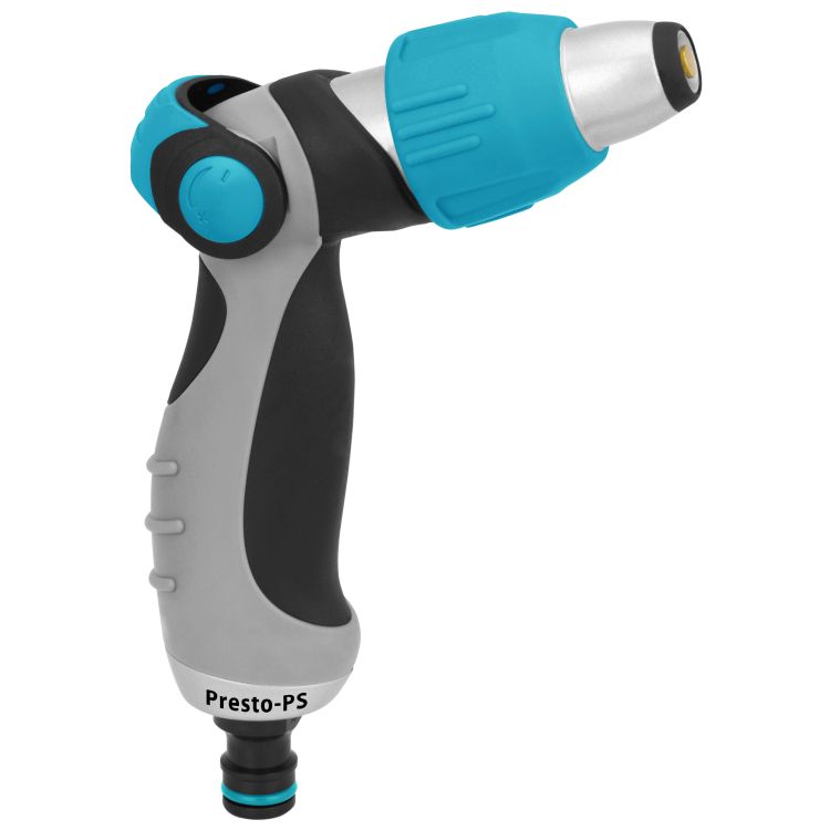 Пістолет для поливу металевий Presto-PS насадка на шланг (7774B) - 1