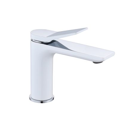 Смеситель для раковины Presto QTPRE270CRW45576 Chrome/White Qtap - 1