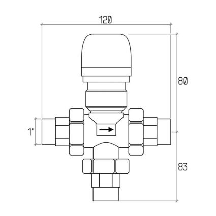 301 Вентиль зонний 1&amp;quot;-3 ICMA - 2