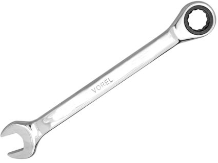 Ключ рожково-накидной с тріщаткою Vorel M17 мм 52658 - 1