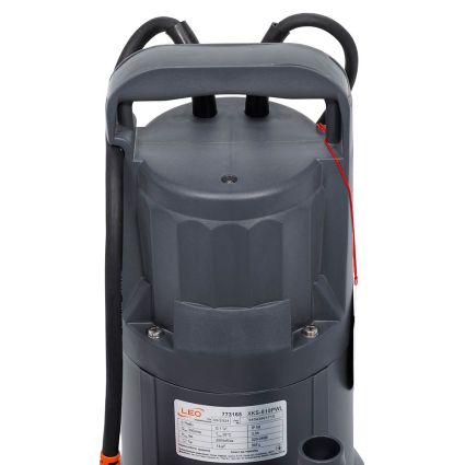 Насос дренажний садовий 0.75кВт Hmax 9м Qmax 300л/хв (част. до 35мм) LEO (773165) - 3