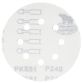 Шлифовальный круг 8 отверстий Ø125мм P240 (10шт) Sigma (9122711) - 2