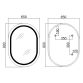 Зеркало Qtap Gemini 650х900 с LED-подсветкой Touch, с антизапотеванием, с димером, рег. темп. цвета - 2