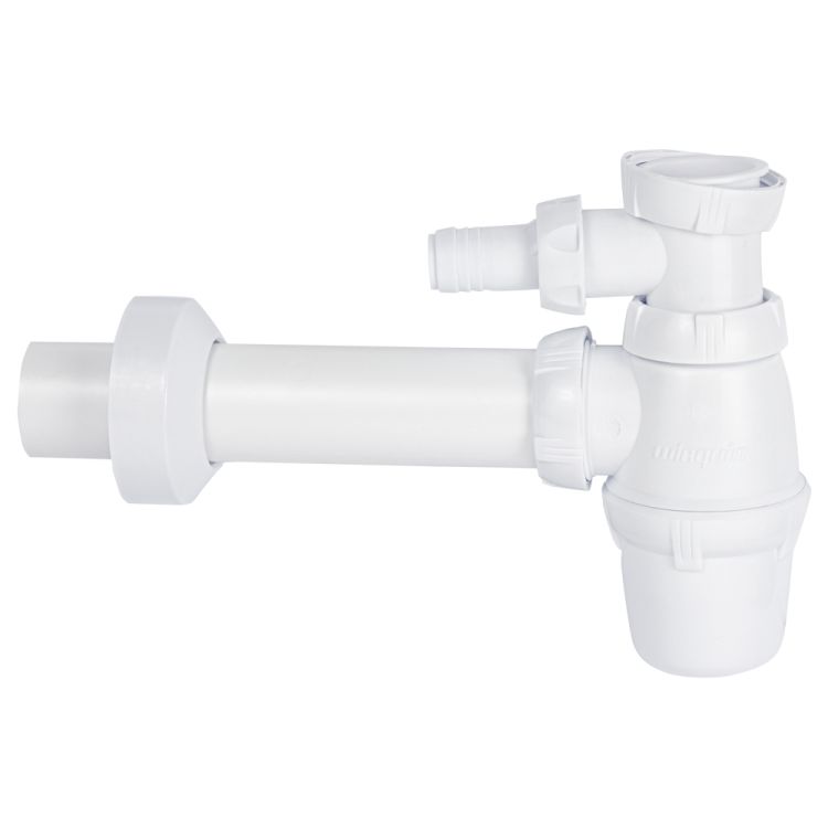 Сифон для кухонной мойки с подводом 1½&amp;quot;×Ø40мм WIRQUIN (9542820) - 6