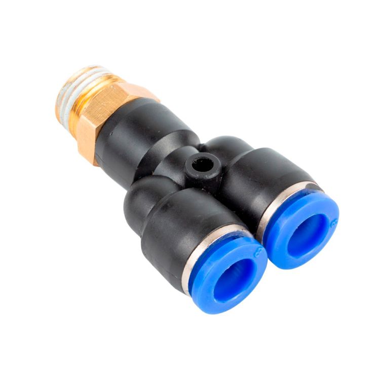 Штуцер цанговий (Y-подібний) Sigma Ø8*8*8 мм МТ 3/8&amp;quot; - 1