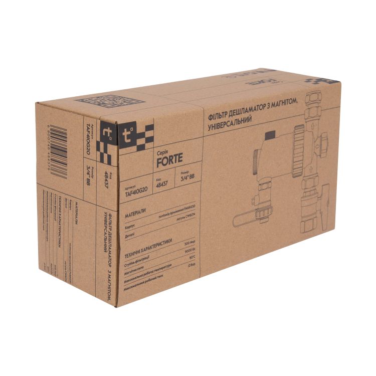 Фільтр-дешламатор Thermo Alliance Forte 3/4&amp;quot;, універсальний (магнітний шламоуловлювач) TAF410G20 - 11