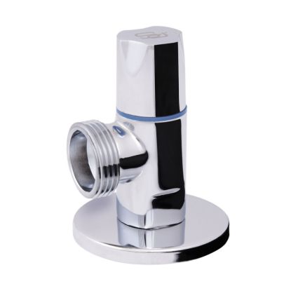Кран кутовий 1/2*3/4 (кругл.) с керам.буксой SF342W1520 Forte 342 - 1