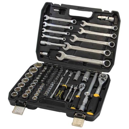 Набір насадок торцевих і біт 1/4&amp;quot;, 1/2&amp;quot; 82шт CrV mid Sigma (6001551) - 1