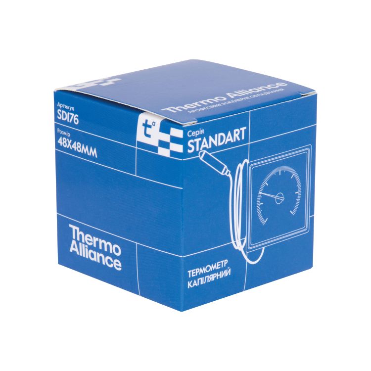 Термометр капилярный SD Plus 48х48 мм - 7