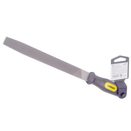 напильник плоский 200мм №2 двухкомпонентная рукоятка - 5