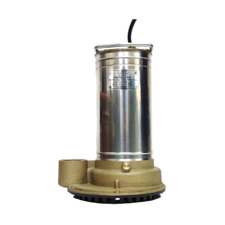 Насос дренажный ВОДОЛЕЙ БЦПД 3,3-6-У* (без поплавка) - 1