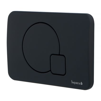 IMPRESE i7115, клавіша змиву, чорний soft-touch, пластик - 3