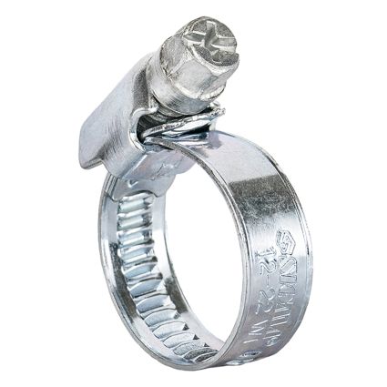 Хомут червячный оцинкованный 9мм D12-22мм 25шт Sigma (2511031) - 1