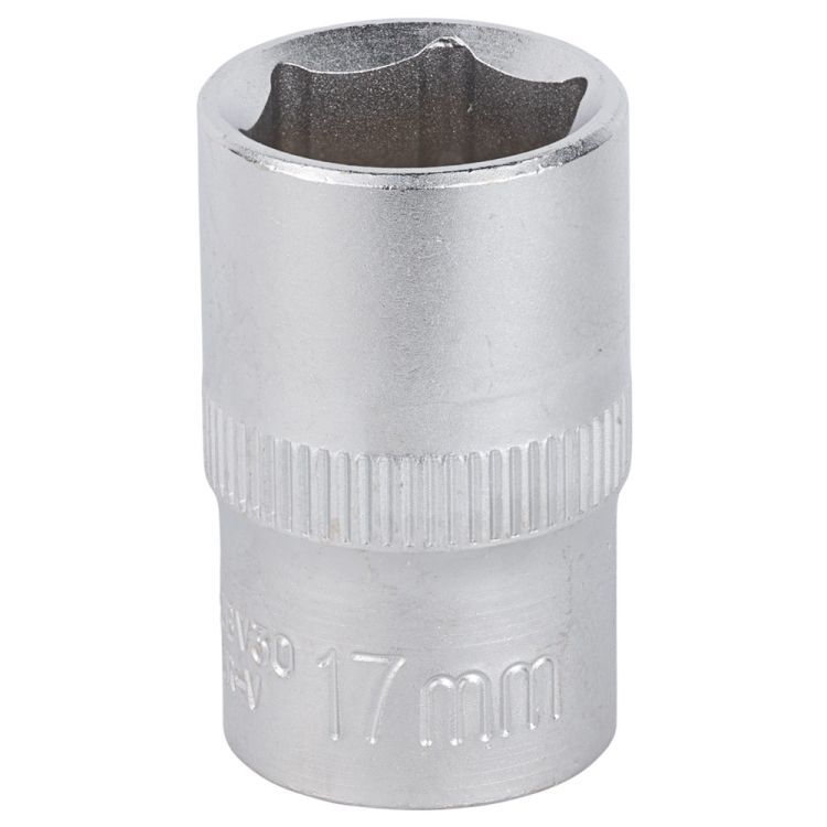 Насадка шестигранная короткая 1/2&amp;quot; 17мм CrV mid Sigma (6071171) - 1