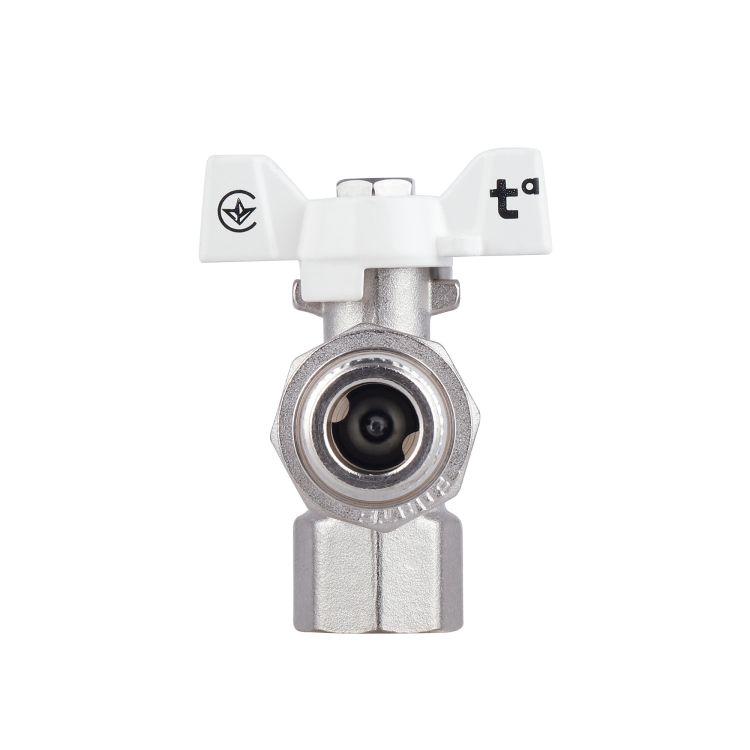 Кран кульовий &amp;quot;Американка&amp;quot; SD Forte 1/2&amp;quot; з антипротечкой кутовий - 6