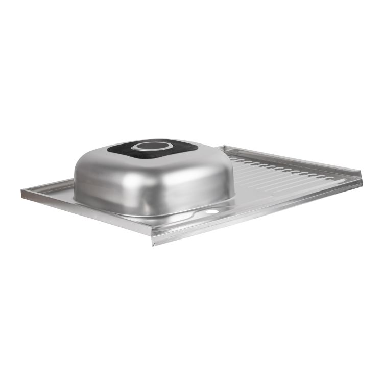 Кухонна мийка Brinex 6080-L 0,6 мм Satin (BRIN6080LSAT06) - 4
