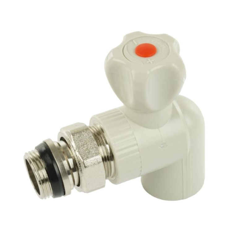 Кран кульовий радіаторний PPR Thermo Alliance 25х3/4&amp;quot; кутовий - 1