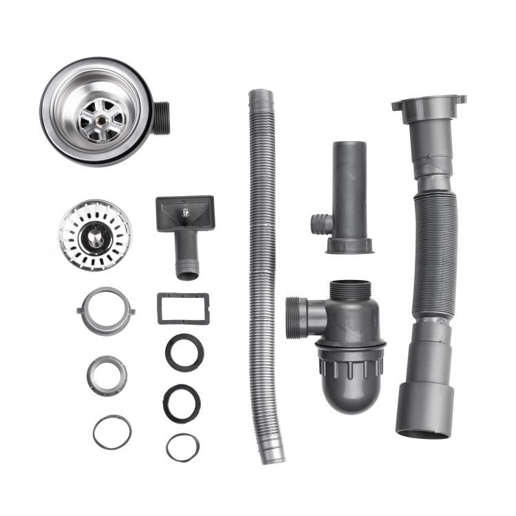 Кухонна мийка Brinex 6060-L 0,6 мм Satin (BRIN6060LSAT06) - 6