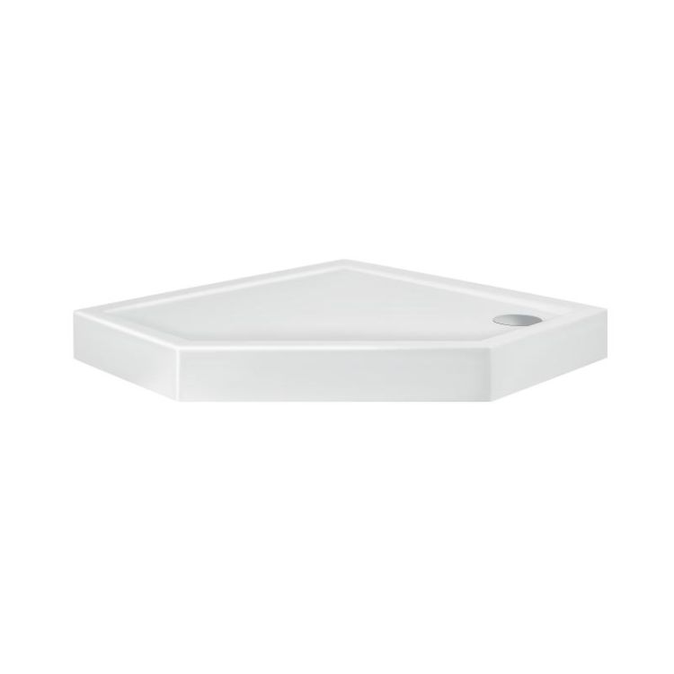 Душ.кабина пятиугол.90x90x212 см Scorpio CRM10995-AC6,стекло 6мм Pear + поддон низкий.12см Diamond Qtap - 3