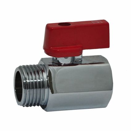 Кран кульовий SANTAN 1/2 MINI зовнішня/внутрішня - 1