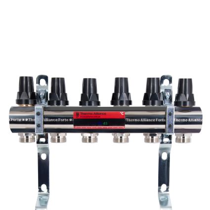 Комплект наклейок з термометром Standart для колектора (червона+синя) TAS342RB Thermo Alliance - 4