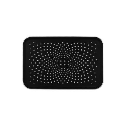 Лійка для верхнього душу Qtap Hlavova 260x180 мм прямокутна QTHLA107CRM45784 Chrome/Black - 4