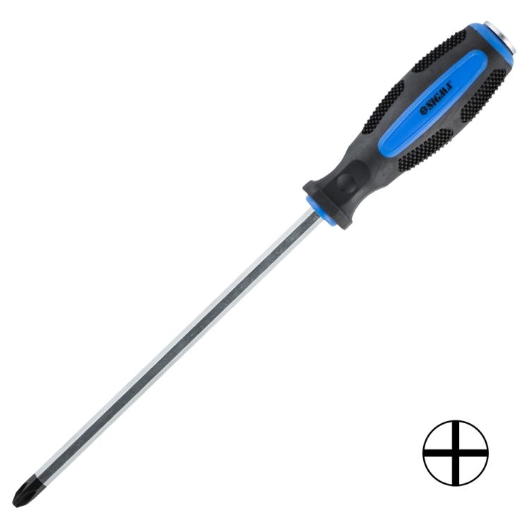 Хрестова викрутка ударна РН3х200мм CrV Sigma (4004661) - 1