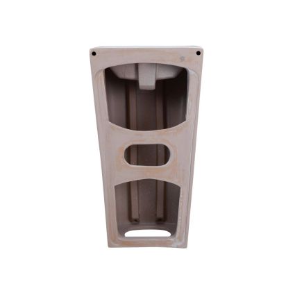 Комплект Qtap Tern: Раковина напольная моноблок 440х380х830 мм White + Донный клапан PU02O - 5