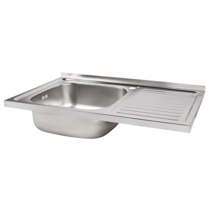 Кухонна мийка Brinex 5080-L 0,8 мм Satin (BRIN5080LSAT06) - 4