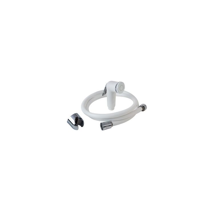 Гигиеническая лейка Valtemo VSS-632130 с точечным креплением и шлангом White/Grey - 1