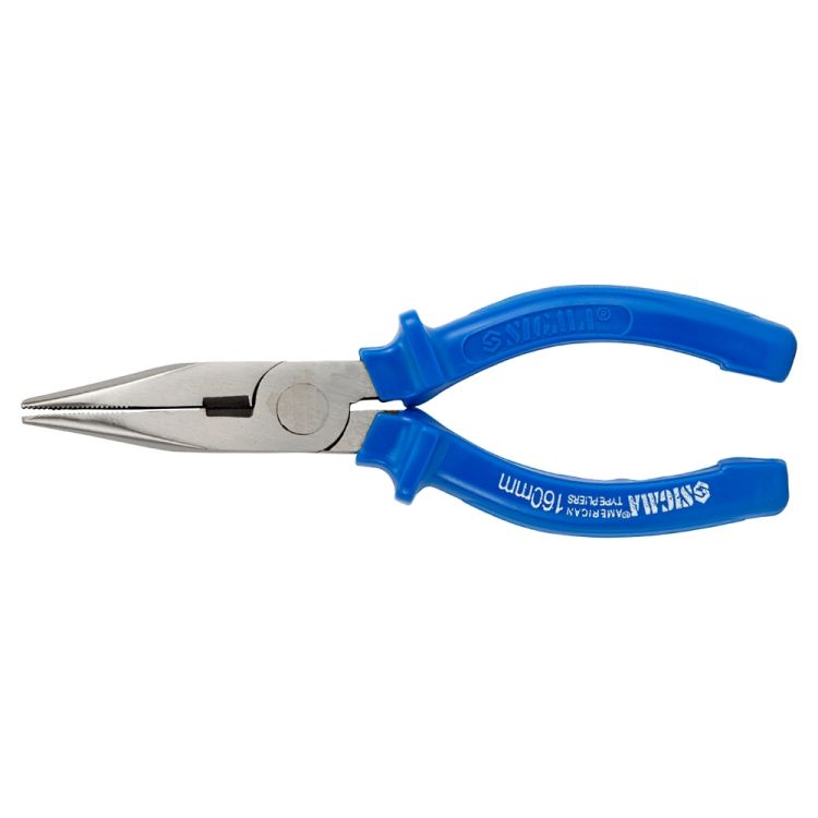 Длинногубцы прямые 160мм синие Sigma (4357161) - 1