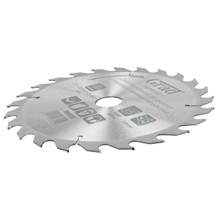 Диск пильный по дереву с твердосплавными напайками 250×32(30;25.4)×24T GRAD (1958725) - 2