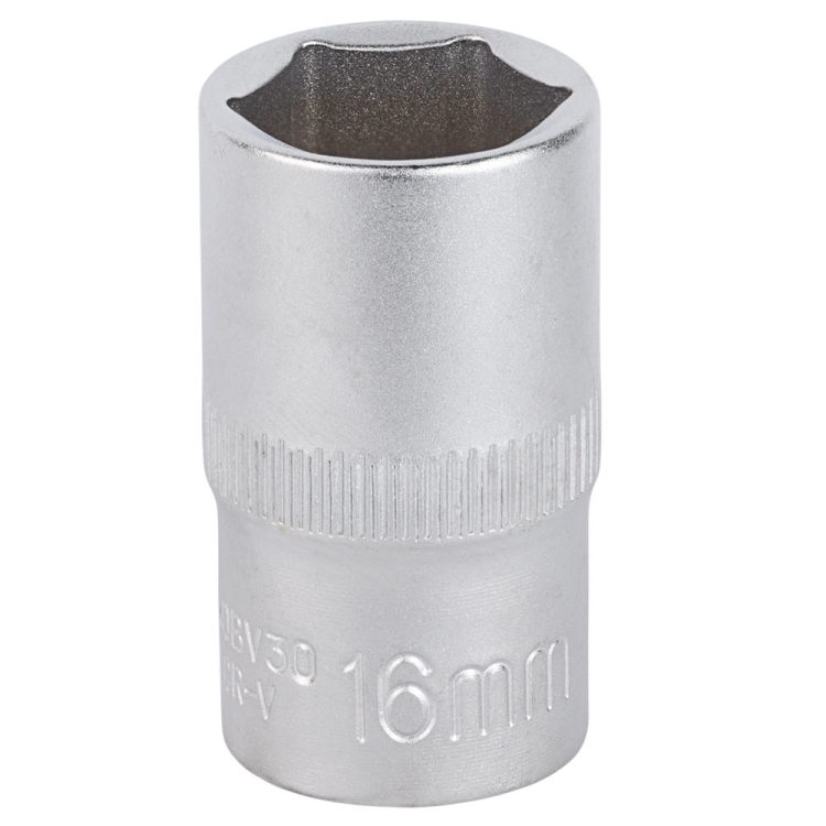 Насадка шестигранная короткая 1/2&amp;quot; 16мм CrV mid Sigma (6071161) - 1