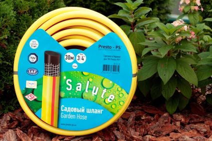 Шланг поливальний Presto-PS садовий Salute діаметр 3/4 дюйма, довжина 30 м (SN 3/4 30) - 2