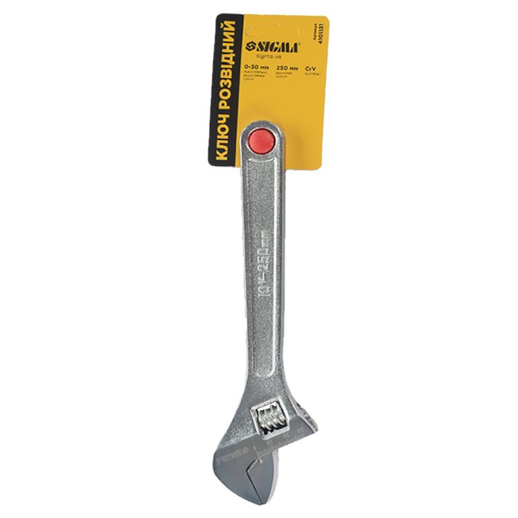 Ключ разводной 250мм CrV Sigma (4101131) - 1