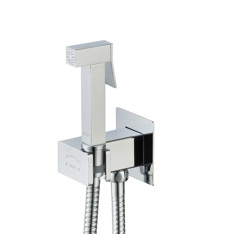 Набір для гігієнічного душу Qtap Inspai-Varius квадратний прогресивний картридж QTINSVARCRMV00440701 Chrome - 4