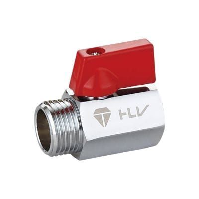 Кран кульовий HLV MINI 1/2 зовнішня/внутрішня - 1