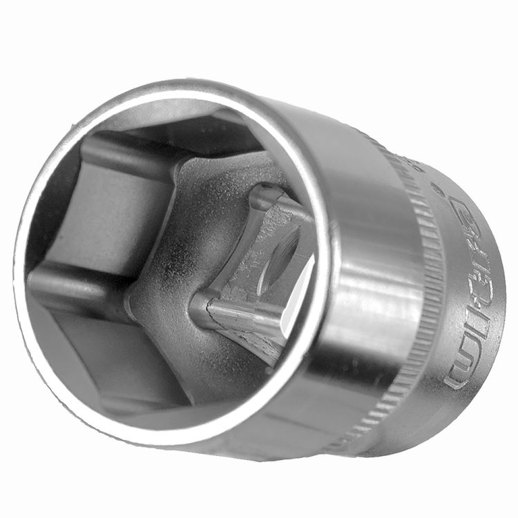 Насадка шестигранна коротка 1/2&amp;quot; 24мм CrV ULTRA (6070242) - 6