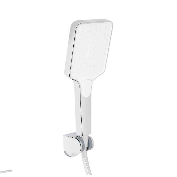 Змішувач для ванни Qtap Arvin з довгим поворотним виливом та душовим гарнітуром QTARV260CRM48641 Chrome - 5