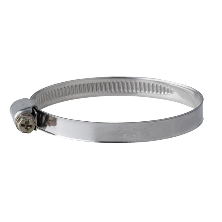 Хомут червячный нержавеющий 9мм D50-70мм 10шт Sigma (2510131) - 3