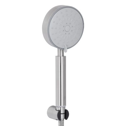 Смеситель д/ванны Pure 005 с длинным поворотным изливом (с душ. гарнитуром) Nickel BRIPUR005NKL Brin - 3