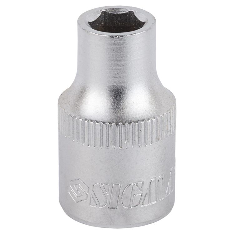 Насадка шестигранна коротка 1/2&amp;quot; 9мм CrV mid Sigma (6071091) - 2