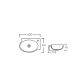 Раковина Qtap Leo 420x280x150 White QT11111008LW - 2